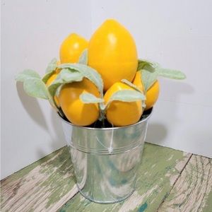 🍋 FAUX LEMON PLANTER CENTER PIECE 🍋